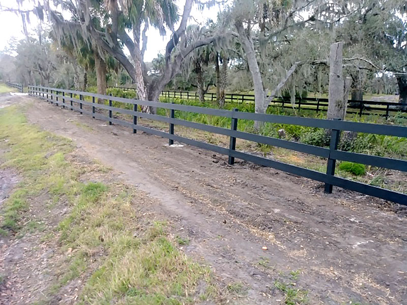 3 Rail Wood Fence