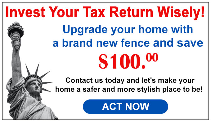 $100 Off of your new fence installation