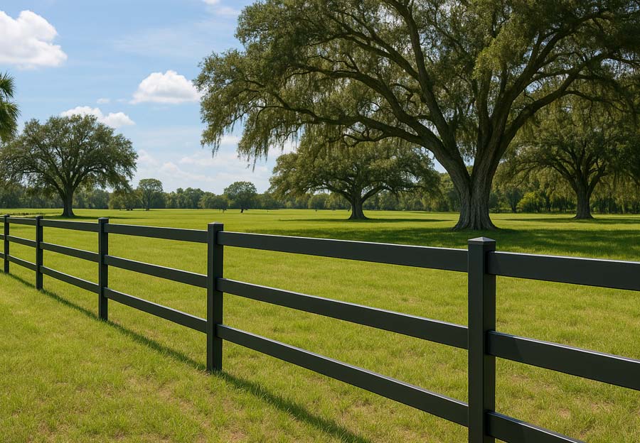 aluminum-ranch-fence Aluminum Ranch Fence