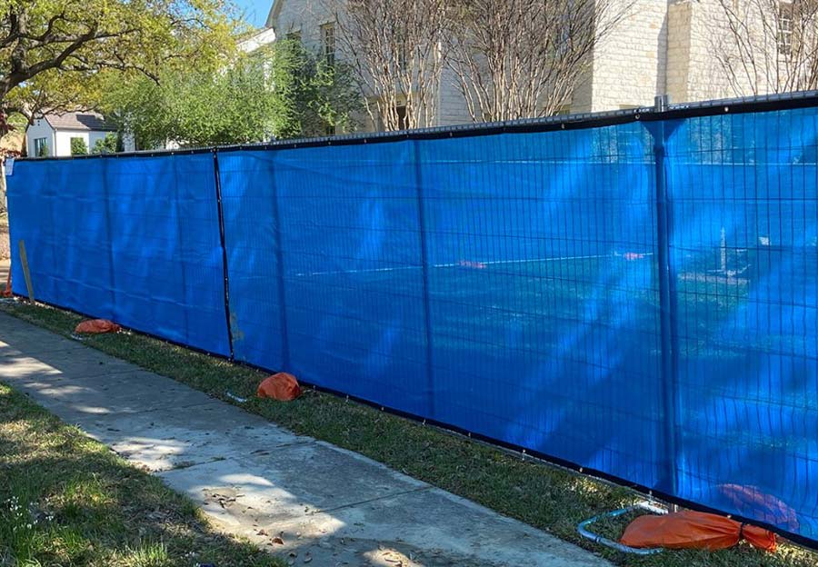 temporary-fence-construction-site Temporary Fence - Construction Site