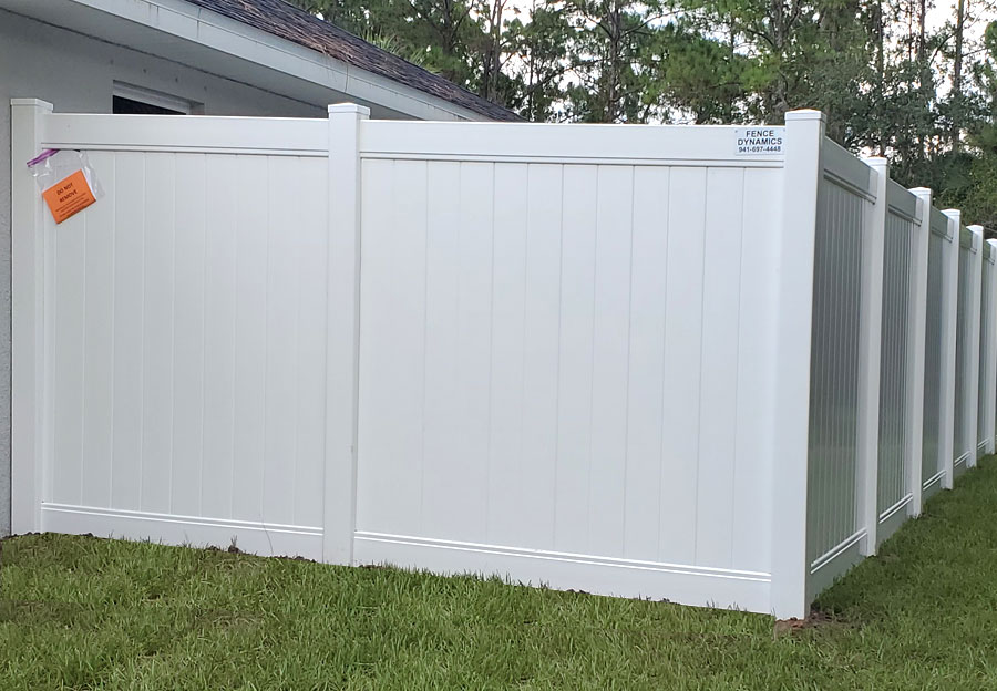 14 Vinyl Fence Close View